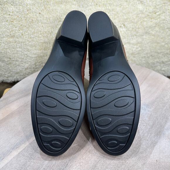 Easy Street Bean Womens Ankle Boots Size 9 WW Brown Round Toe Dressy Boots New - Picture 11 of 12